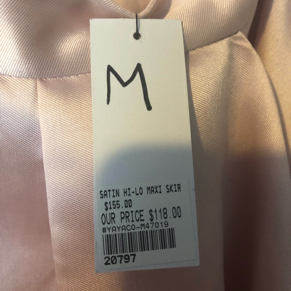 Satin Hi-Lo Maxi Skirt from YaYa&Co